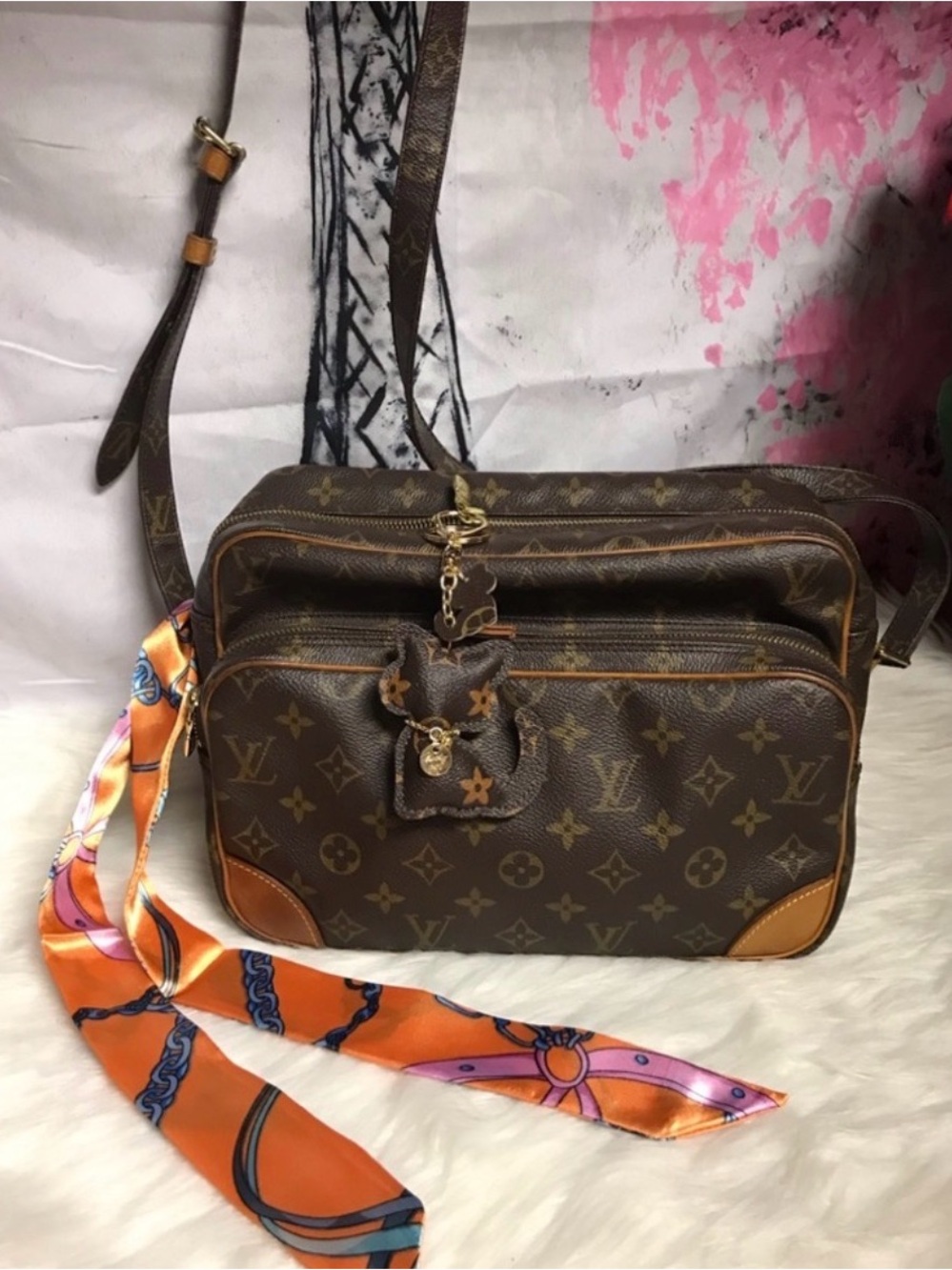 Louis Vuitton Nile Cross Bag. UNISEX